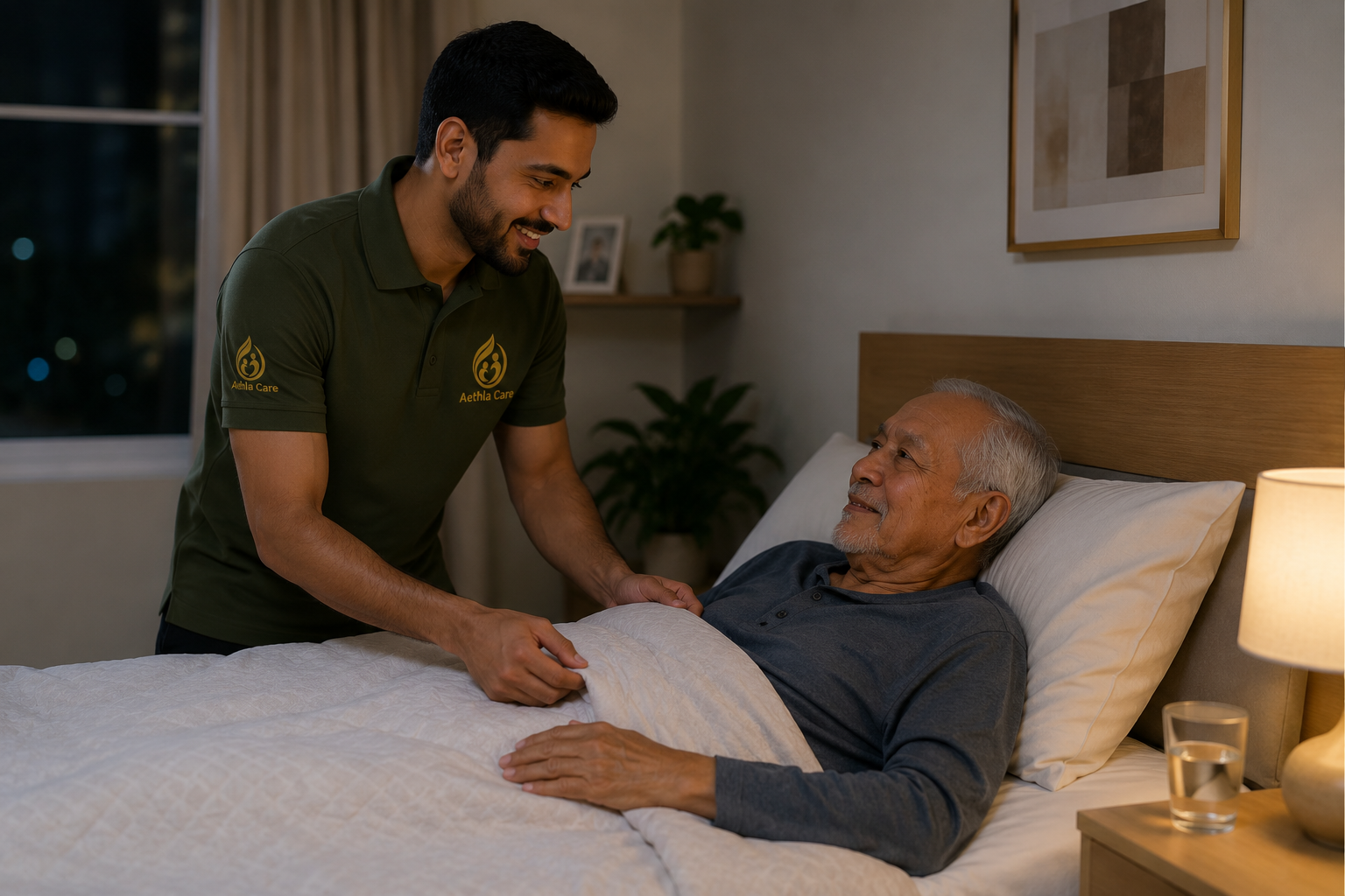 Overnight elderly care